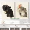 Watercolor Bird Painting Poster Cockatoo Vintage Bird Print Canvas Painting Aesthetic Prints for Home Living Room Cockatoo Print