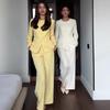 Women's Autumn 2025 Casual Blazer and Trousers Set for Workplace