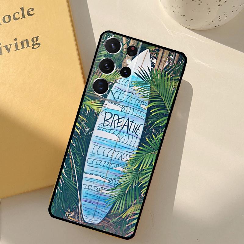 

Чехол Surf Surfboard для Samsung Galaxy S23 S22 Ultra S20 FE S8 S9 S10 Plus Note 10 20 S21 Ultra Задняя крышка Galaxy S22 Plus