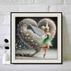 DIY Diamond Painting Round Diamond Love and Fairies Full Diamond Mosaic Home Decoration Painting Cross Stitch Kit