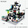 42334 Watchmen Police Headquarters Children'S Assembly Of Small Particles Building Block Toys Baseplate Accessories