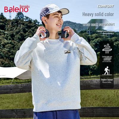 Baleno Herr Rundhals Lös Passform Sweatshirt