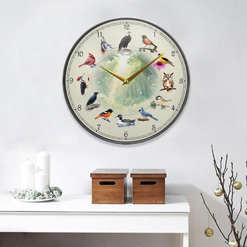 4Pcs Wall Clock Movement Mechanism Kits with 10 Pairs of Metal Hands for Customs Clock Repair Part Shaft Length 18/20mm