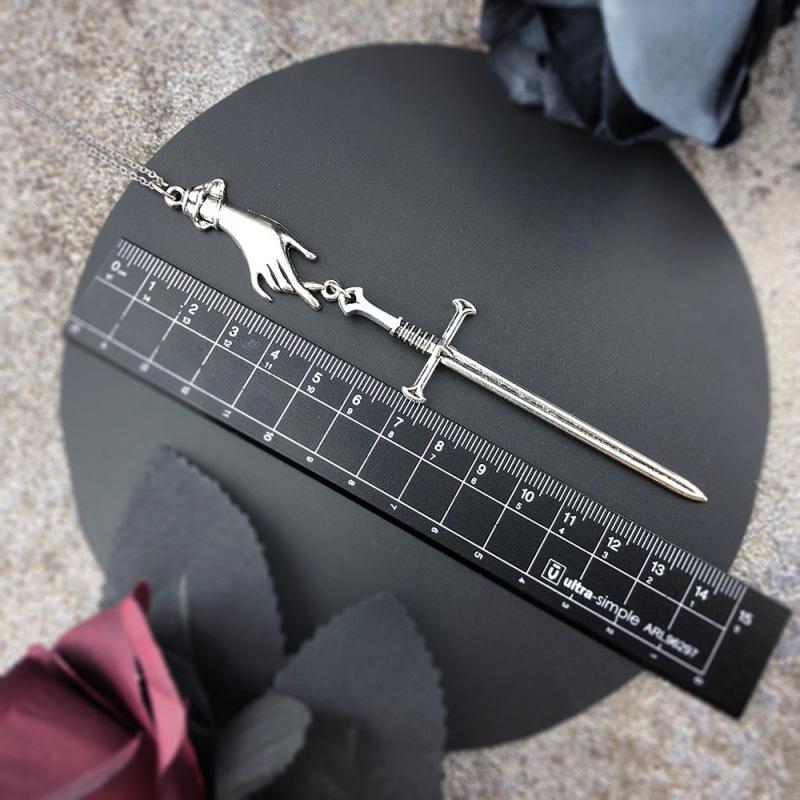 Cross Creative Sword Pendant Necklace - Retro European & American Dagger Style Jewelry, 2022 Alloy Design.
