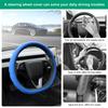 Silicone Car Steering Wheel Cover For Tesla Model 3 Highland 2025 Model Y Juniper 2025 Booster Anti-skid Protect Interior Trim