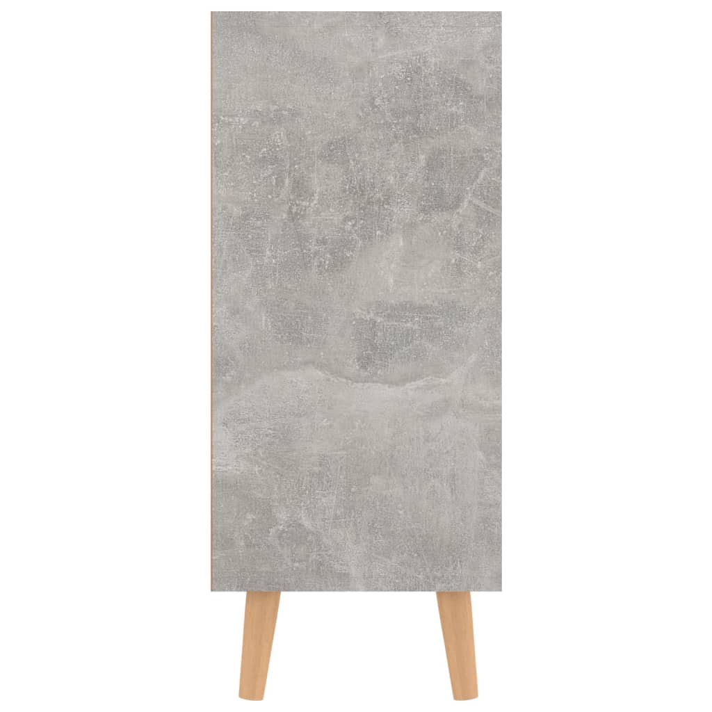 Vidaxl Szafka, Szarość Betonu, 90X30X72 Cm, Materiał Drewnopochodny
