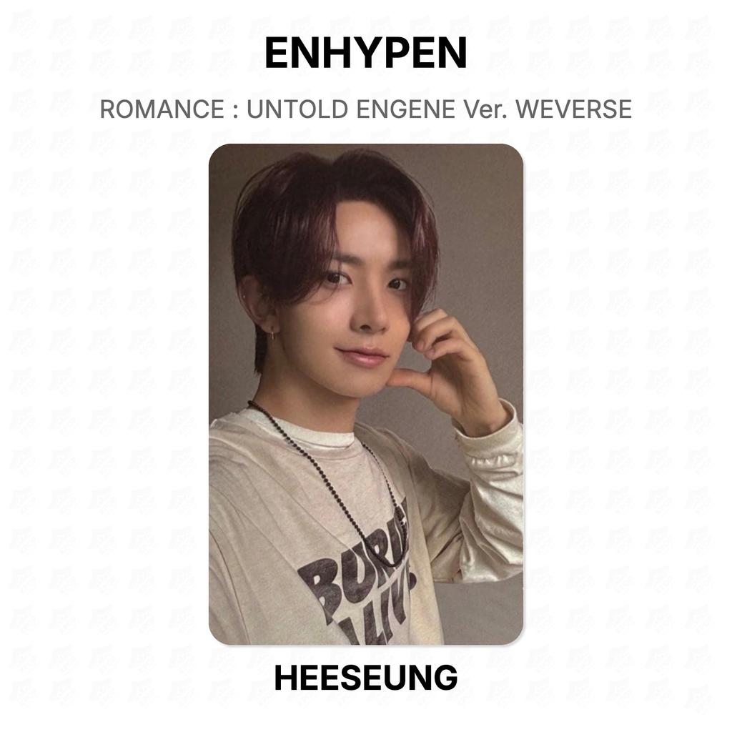 ENHYPEN ROMANCE : UNTOLD ENGENE Ver. WEVERSE Official Photocard
