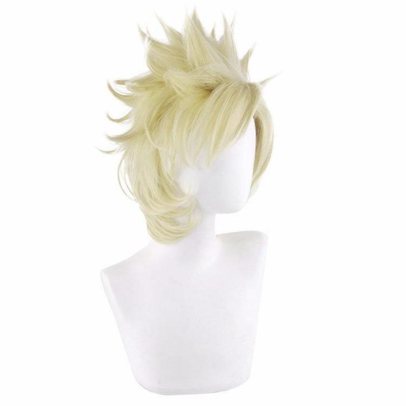 40 CM Nou Sosire Jojo's Bizarre Adventure Caesar Anthonio Zeppeli Feather Rezistent la căldură Cosplay Halloween Peruci de păr