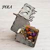 Dark Atmosphere Party Props Halloween Wooden Pumpkin Candle Holder, Jack O Lantern Demon Face Box Night Light Decor, Tabletop Centerpiece for