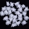20pcs/lot 3cm Snow Gauze Fabric Flower Five Petals Plum Blossoms Artificial Flower For DIY Clothing Sewing Headwear Decoration