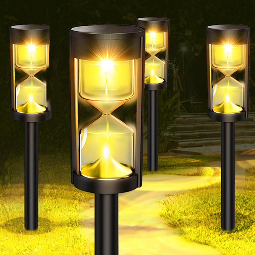 4 Pack Solar Pathway Lights Outdoor, Super Bright Outdoor Powered Lights, IP65 Waterproof Garden For Walkway Driveway Lawn Path Decoration