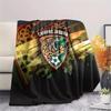 Chiapas FC pattern Flannel Blanket, High quality Comfortable for All Seasons, Home Decor, Warmth and Comfort, Perfect for Gifts.