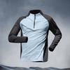 Men’s Active Quick Dry Summer Wear Casual Long Sleeve Shirts Half-zip