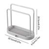 Küchenhandtuch-Aufbewahrungsregal Schwamm-Abtropfgestell Kunststoff Spültuchständer Home Organizer Halter mit Abtropfschale Gadgets
