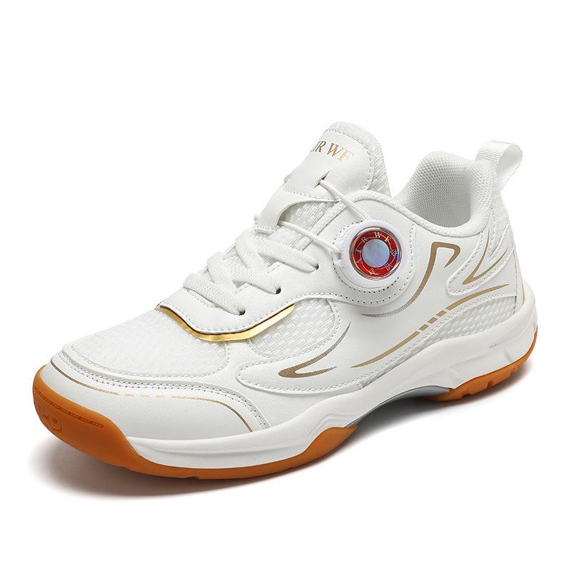 Unisex Kids' Breathable Badminton Shoes, Shock-Absorbing Sports Footwear for Youth Competition and Training