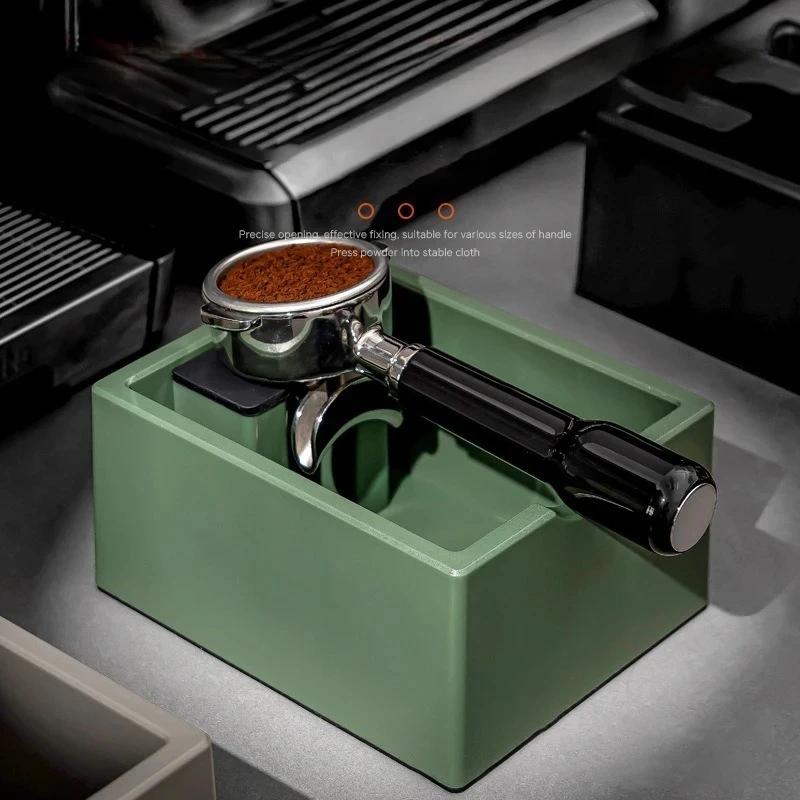 JUSTINLAU ABS Espresso Knock Box Coffee Grounds Container Removable Knocking Slag Bucket Anti Slip Base Barista Accessories