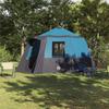 Cabin Tent 12 Person Blue and Grey 405 x 405 x 273 cm