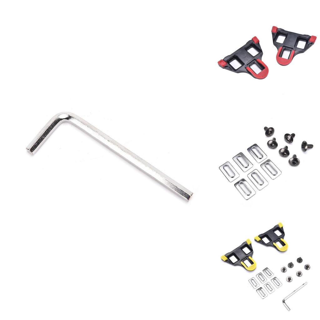 Fahrrad Rennrad Cleat Set mit ABS Material für Radschuhe und Pedalverriegelungssystem