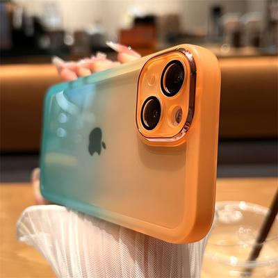 Dúhové Priehľadné Nárazníkové Puzdro na Telefón Pre Iphone 14pro Max 13 12 11 Pro Max Xs Max Xr 14 Plus Nárazuvzdorné Ochrana Kamery Mäkký Kryt
