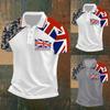 Summer 3D printed men's POLO shirt 2025 European and American foreign trade new models, short-sleeved POLO hot-selling