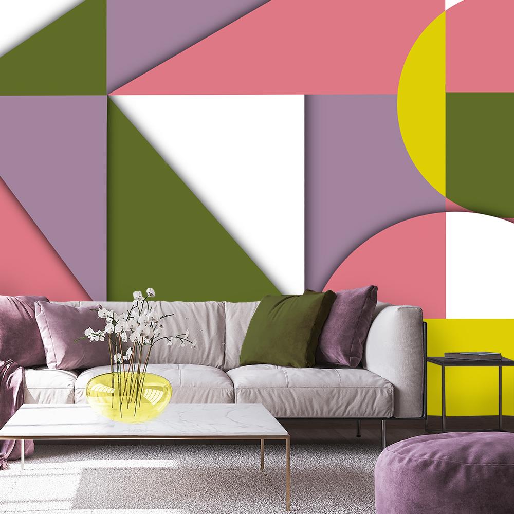 Wallpaper Geometric Shapes Abstraction