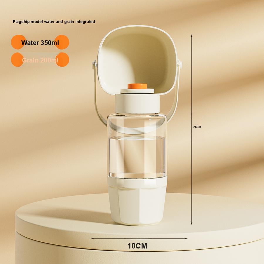 Cat & Dog Travel Cup Companion Cup for Pets, Drinking & Feeding Bottle, Heat Resistant