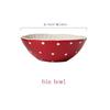 Cute Squirrel Mushroom Ceramic Tableware Set Red Polka Dot Porcelain Teapot Plate Bowl Cup For Breakfast Dessert Home Decor Gift
