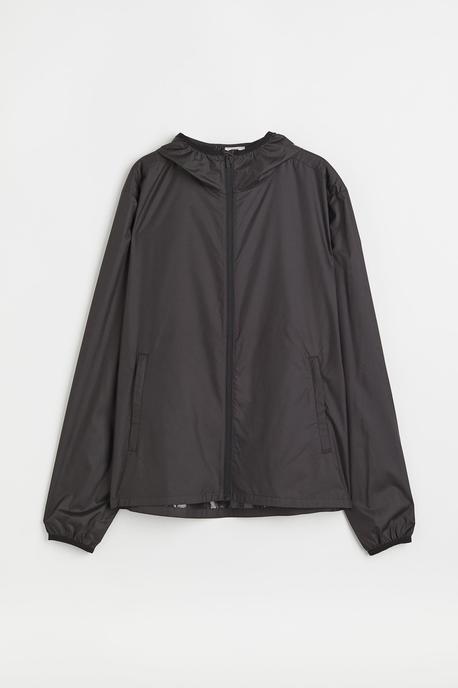 

Hooded windbreaker