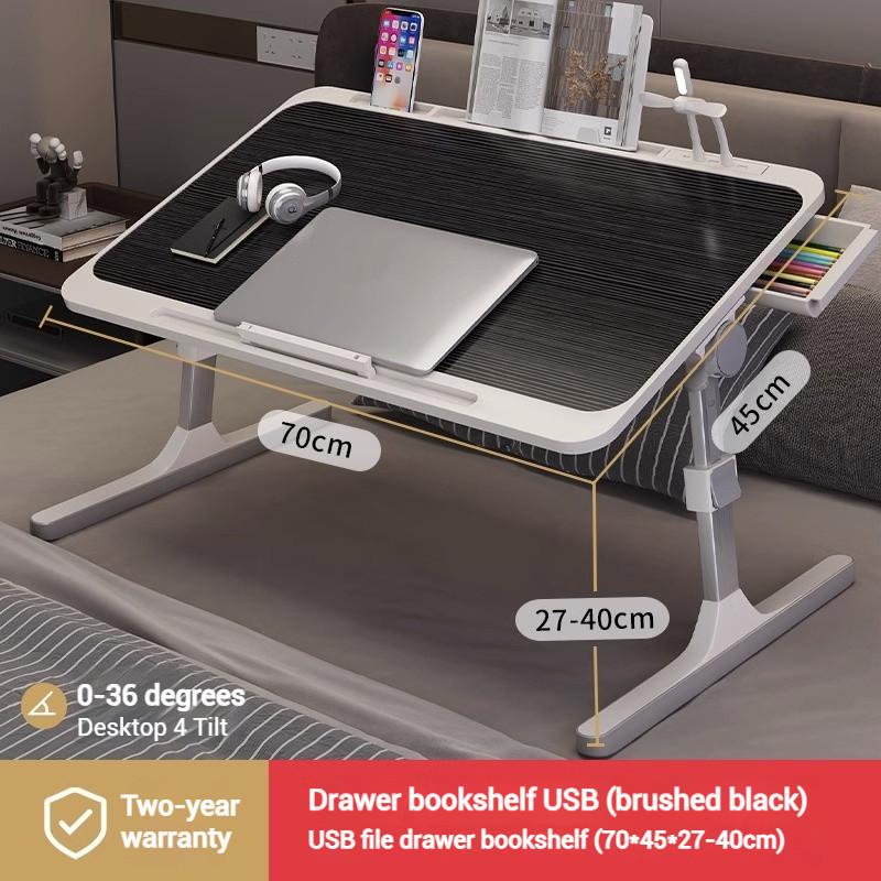 Liftable Multifunctional Folding Table Anti-Slip Laptop Bed Desk Study Work Multi-purpose Portable Lazy Table