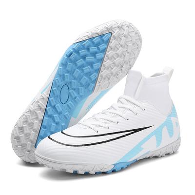 Large Size High Top Football Shoes Spikes Broken Nails Competition Training Shoes Men's and Women's Adult Football Shoes