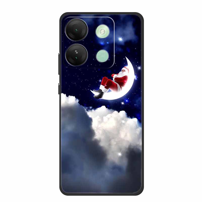 For Infinix Smart 7 HD Christmas Soft Case Silicone TPU Back Cover Phone Cases For Infinix Smart7 Plus X6516 Xmas New Etui Shell