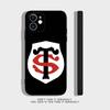 S-Stade-T-Toulousains Clear Silicone Case for iPhone 17,16,15,14,13,12,11,Pro,Max,Mini,XS,X,8,Plus Shockproof Cover