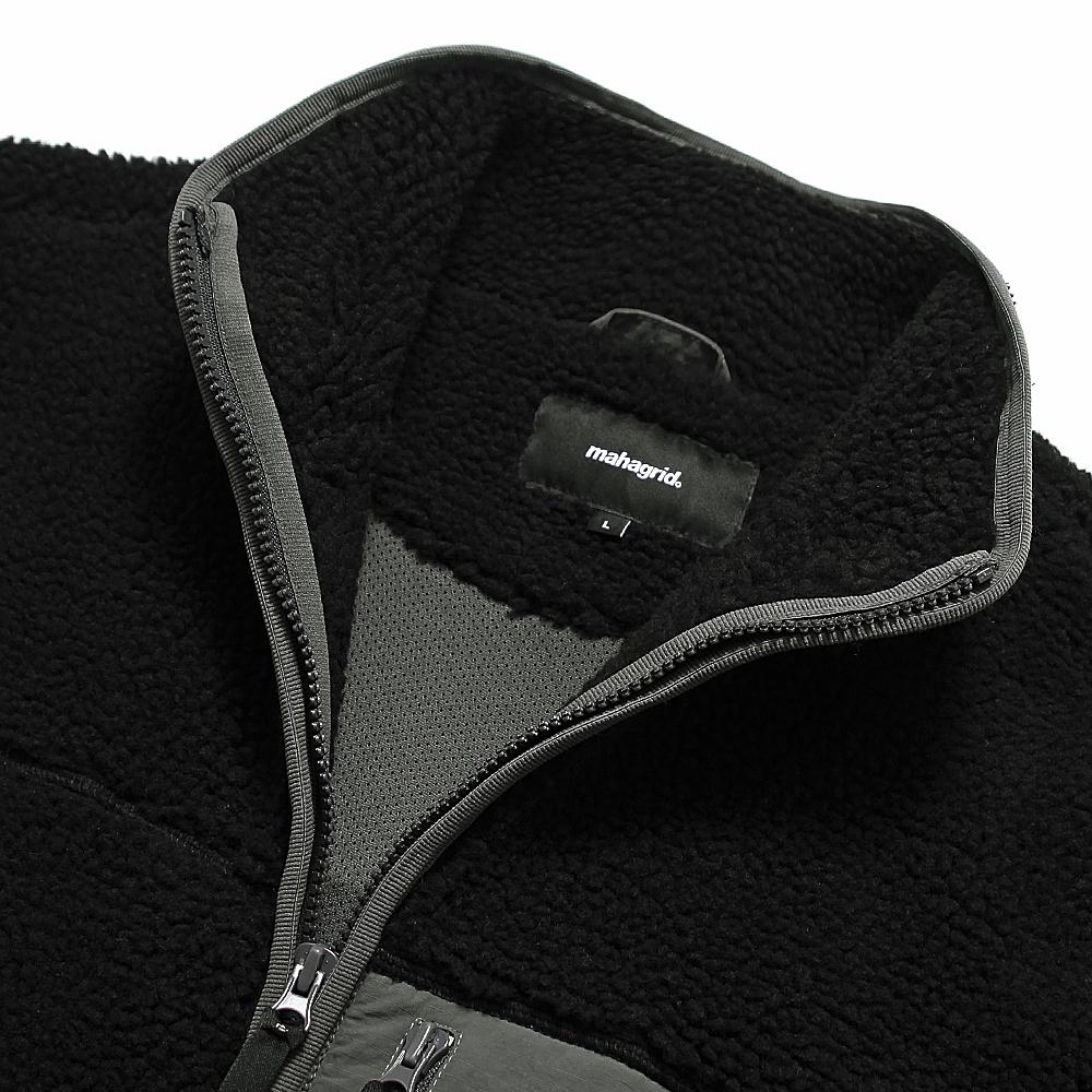 Mahagrid Sherpa Fleece Jacket Black(Mg2Cwmb930A)