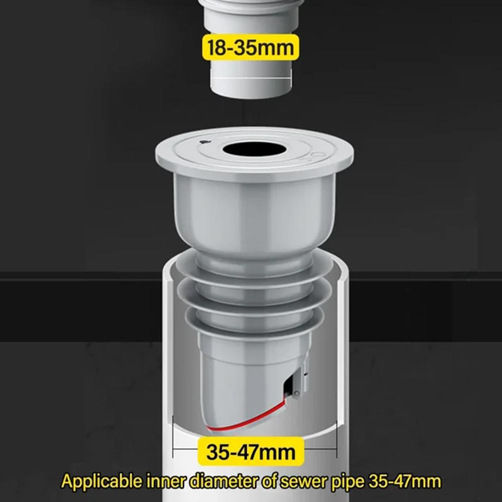 Silicone Sewer Sealing Rings Connector Plug Durable Deodorizing Sewer Protector For Washing Machine