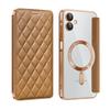 KEYSION Plating PU Leather Flip Wallet Case for Samsung A07 A06 A05 Cards Slots Magnetic Phone Back Cover for Galxy A05 A06 A07