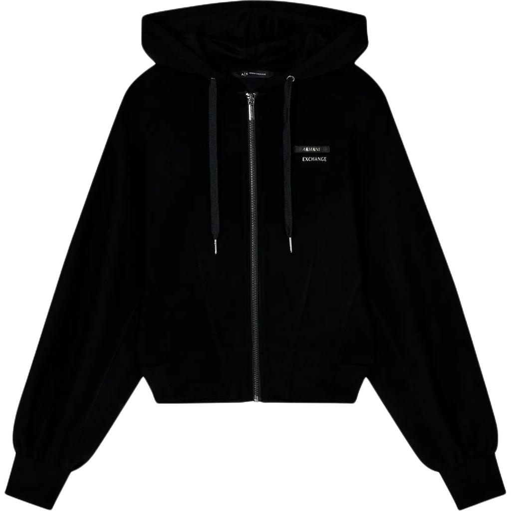 Armani Exchange Slim Fit Long Sleeve Hooded Zip Sweatshirt Women Tops XW000802-AF16111-UC001