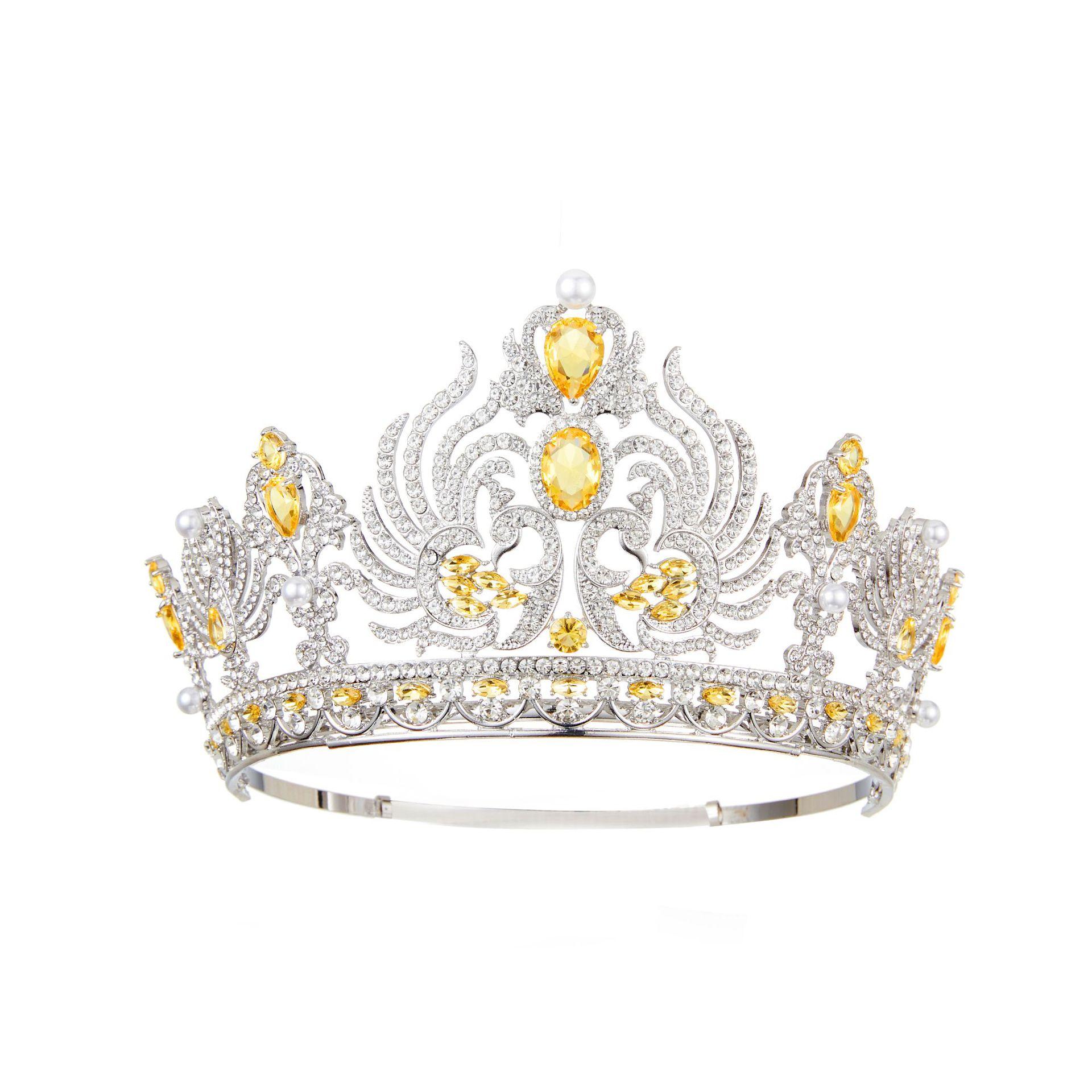 

Корона для вечеринки, европейская и американская корона для невесты, аксессуар для волос, сплав, королева, модель со стразами, голова для подиума