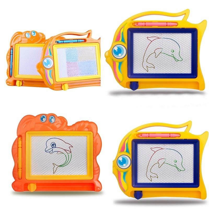 1PCS NEW Children Writing Doodle Stencil Painting Magnetic Drawing Board Set Learning & Education Toy