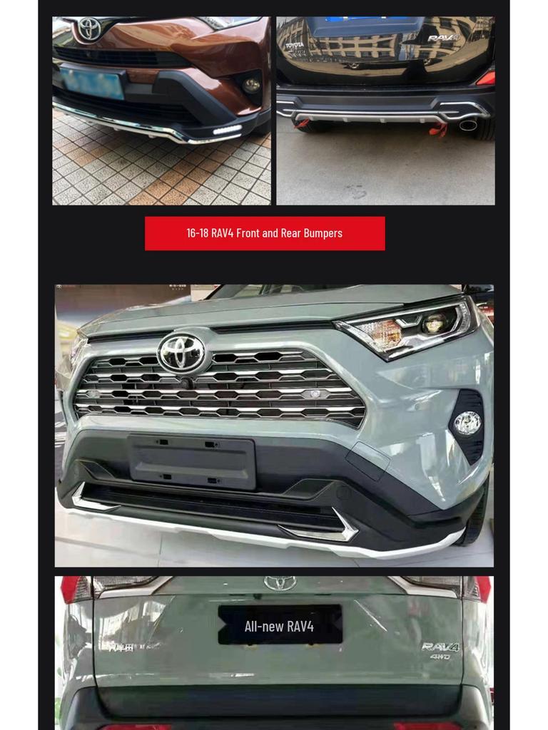 Toyota RAV4 2013-2020 Front & Rear Protector Bars and Bumper Modification Kit