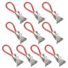 10 Bucăți Clip Metalic Robust pentru Prosoape cu Prindere Puternică Accesoriu pentru Uz Casnic