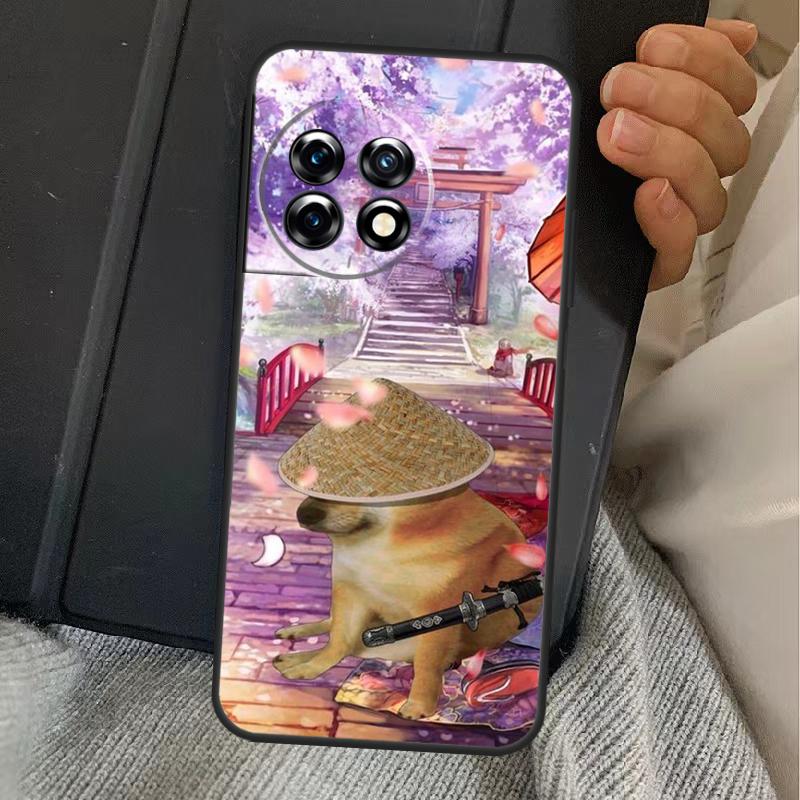 Cheems Doge Meme Funny Doggy Case For OnePlus 13R 12R 10R 13T 10T 8T 15 13 12 11 Nord CE 4 3 2 Lite N20 N30 Nord 5 Cover