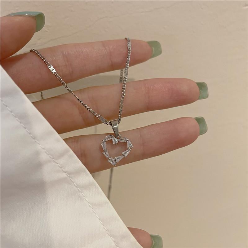 

Роскошное ожерелье из циркона на ключице — японский и корейский дизайн