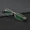 0 -0.5 -0.75 -1.0 To -6.0 Sun Photochromic Finished Myopia Glasses Women Men Metal Half Frame Chameleon Short-Sight Eyewear
