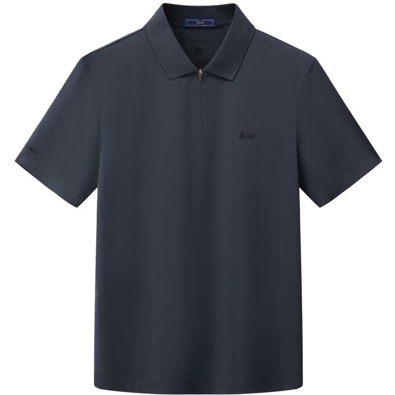 EMZ Men s Short Sleeve Polo Shirt L темно-синий