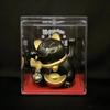 Solar-Powered Waving Maneki-neko Ornament, 2-Inch, Attracts Wealth for Office Desk or Cashier Counter Decoration