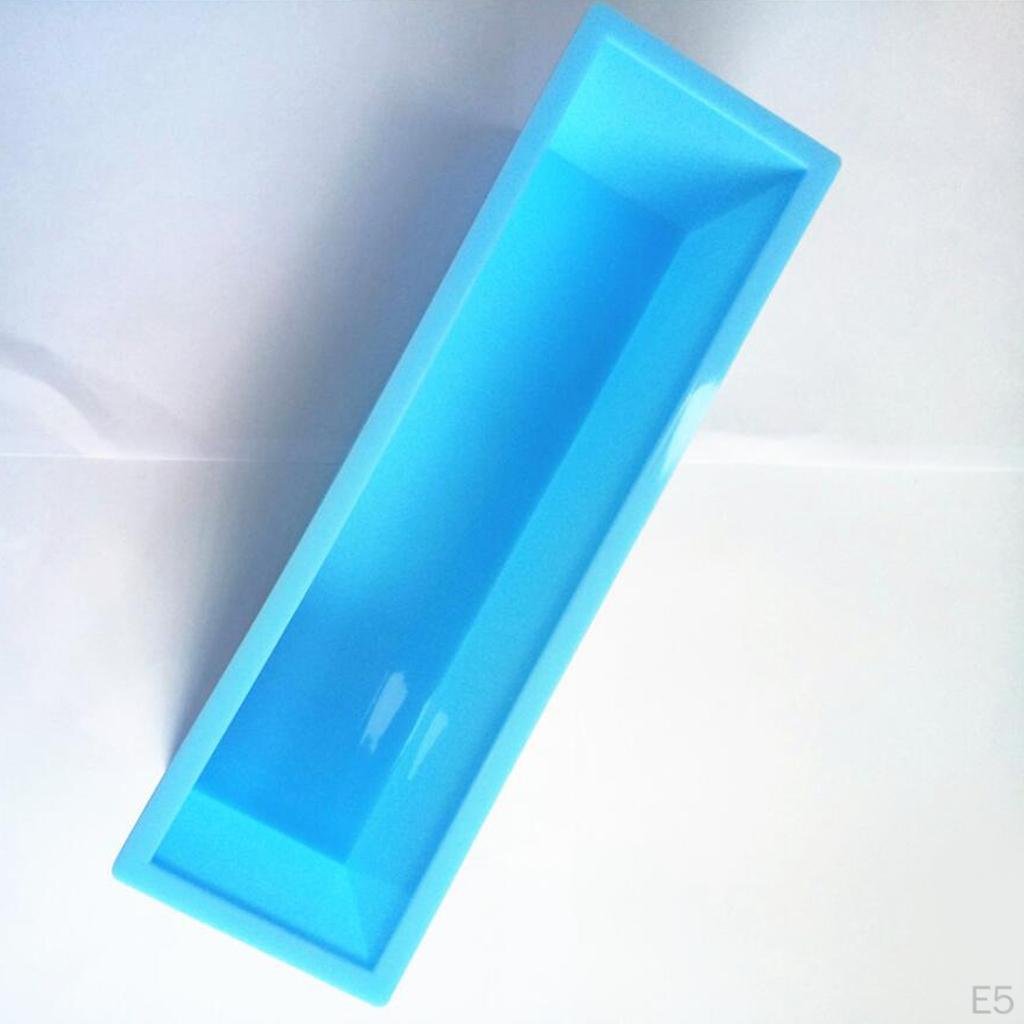 Flexible Rectangular Soap - Loaf with and Lid DIY Tool for Soaps Cake Making Supplies Silicone,