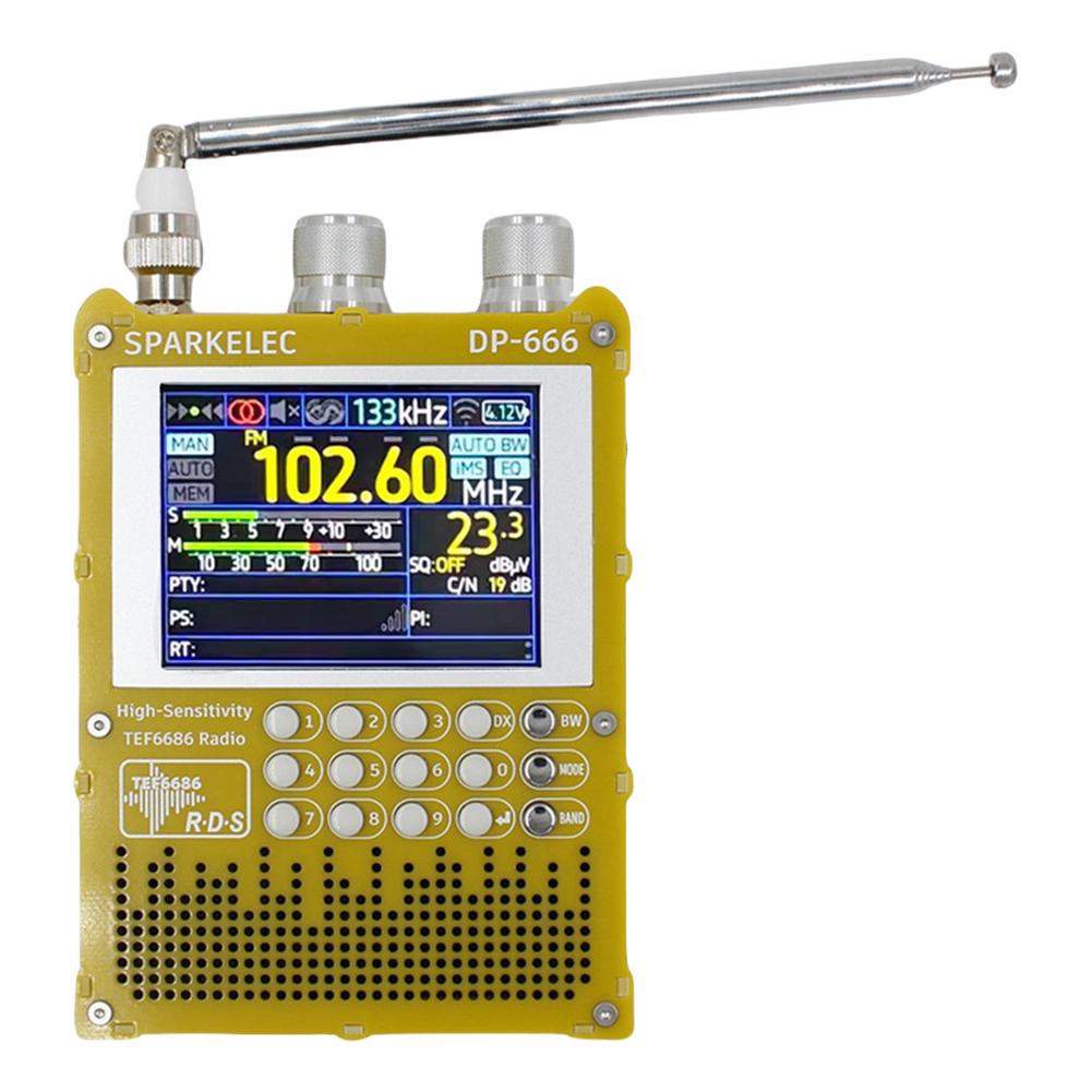 FM/LW/MW/SW Full Band Radio Battery Operated Radio DSP Full Band Portable Radio DP-666 TEF6686 Digital Radio Signal Generators