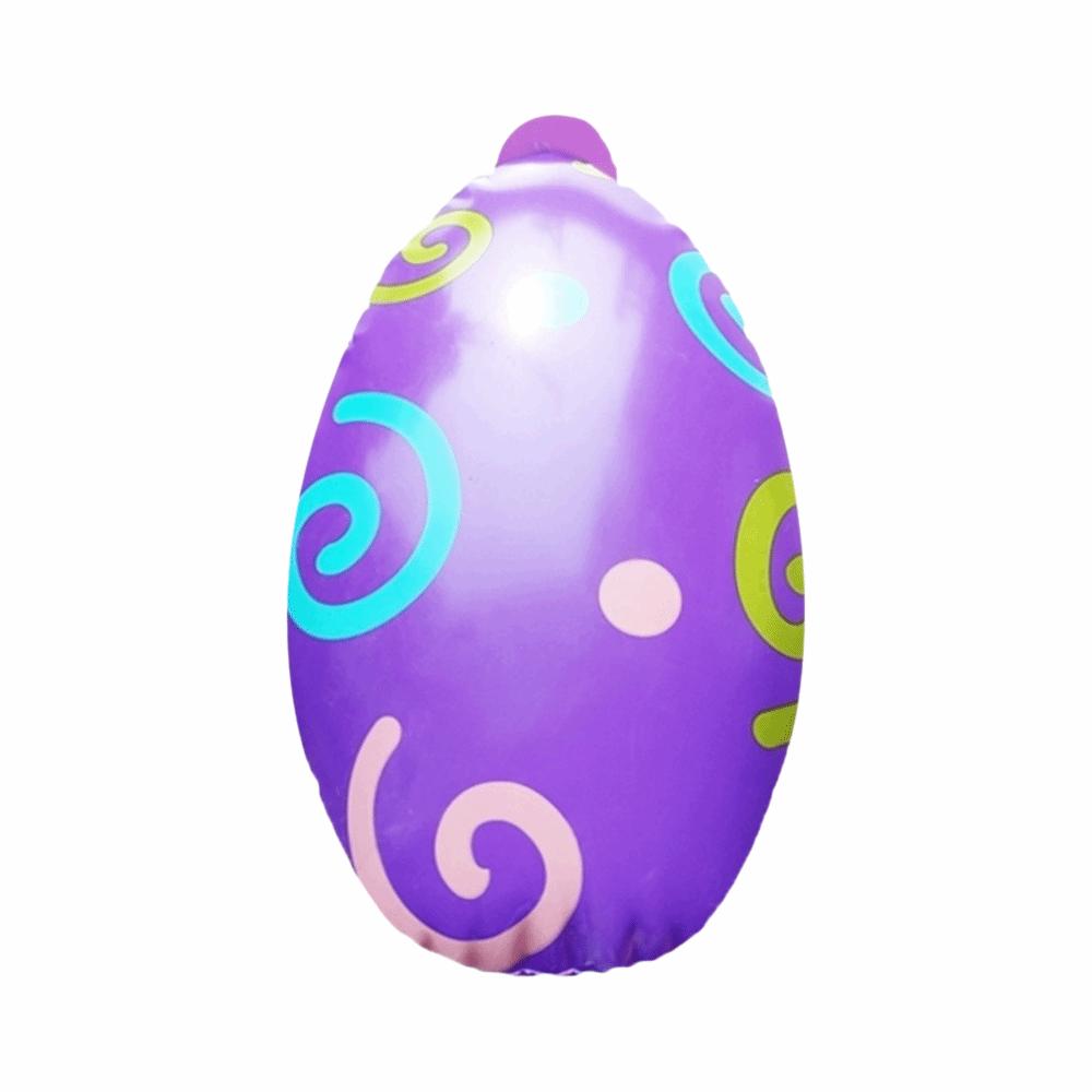 PVC Material Easter Party Decoration Heavy-Duty Plastic Inflatable Easter Egg  Children Favor