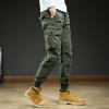 Summer Overalls Men's Pants Outdoor Loose Tied Casual Pants Men's High-end Trousers