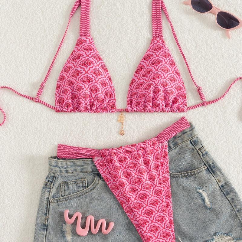 New Fashion Printed Swimsuit Seaside Sexy Split Swimsuit Bikini Bikini Women